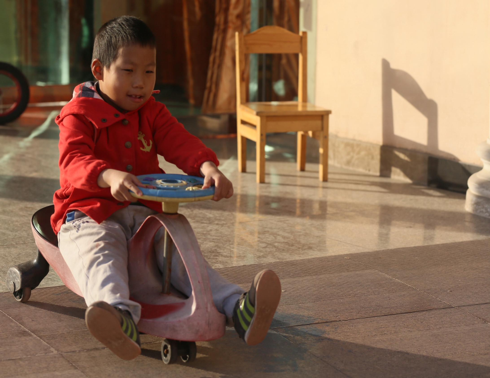 Cayman spent the first seven years of his life at a medical home in Hunan, China. (Photo courtesy of Courtney Westerkamp) Cayman spent the first seven years of his life at a medical home in Hunan, China. (Photo courtesy of Courtney Westerkamp)